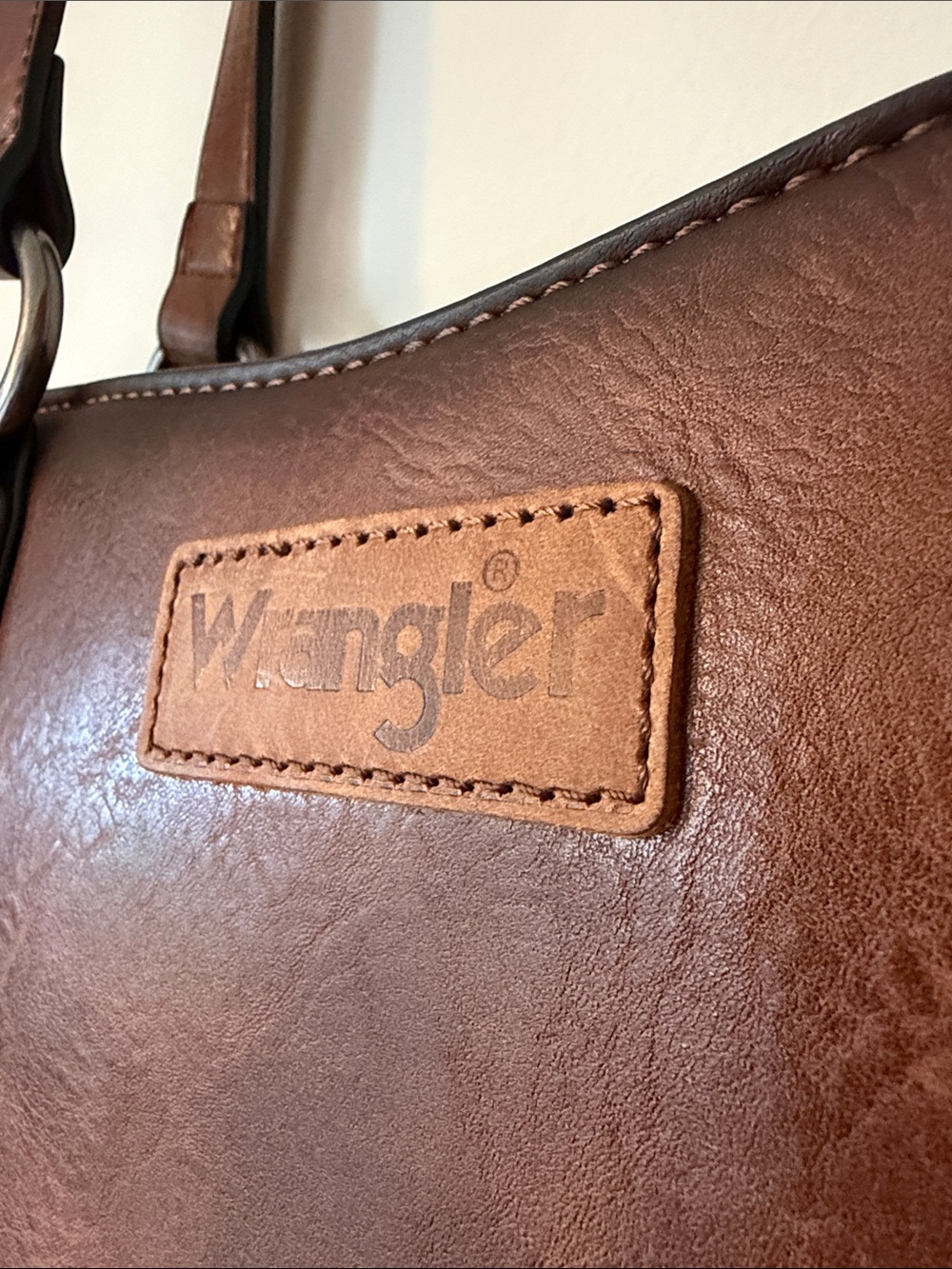 Wrangler "W" Stitch Tote Bag - Picture 2 of 10